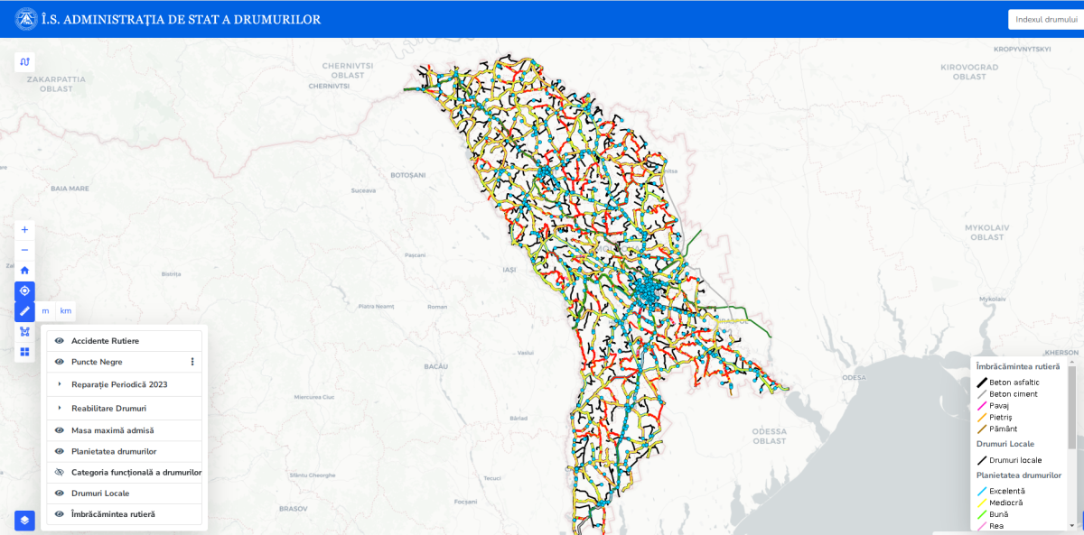 În Moldova a fost lansată harta interactivă a accidentelor rutiere BasTV