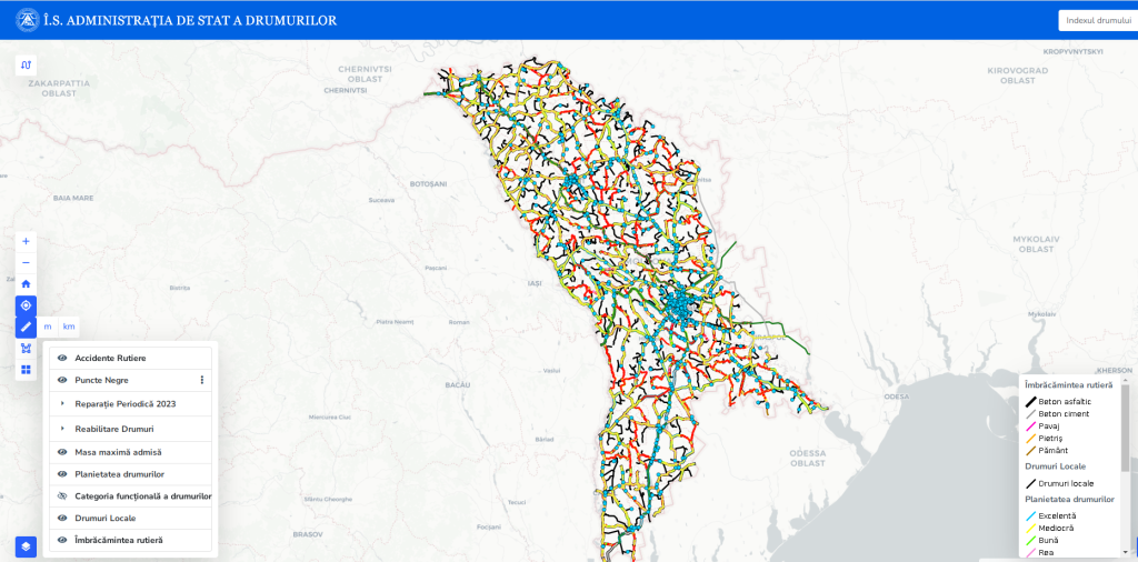 În Moldova a fost lansată harta interactivă a accidentelor rutiere