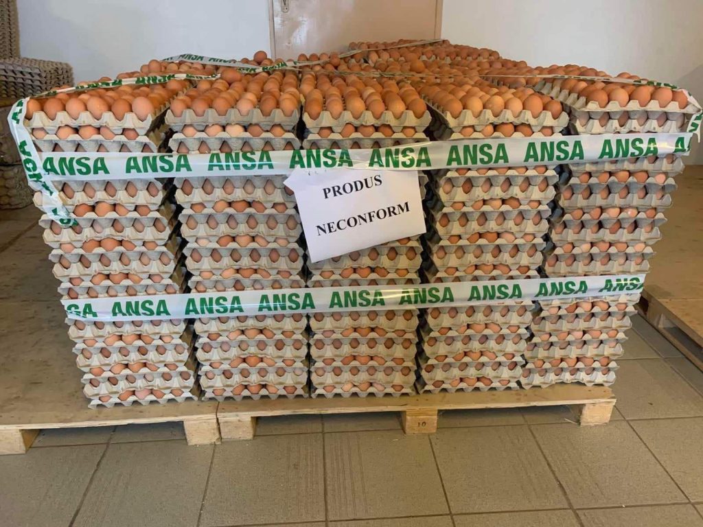 Atenție! Un lot de ouă, depistat cu salmonella. ANSA le retrage din comerț