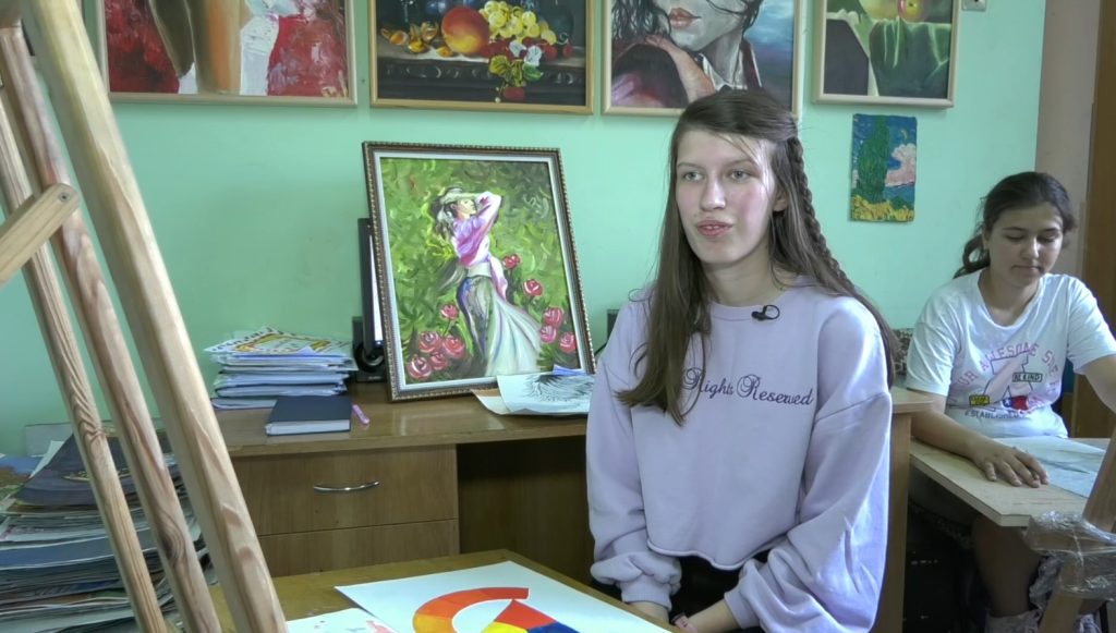 "Pictura este cea mai bună exprimare a sufletului". Amelie Gurin despre hobbyul său