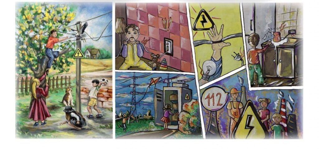(FOTO) Doi elevi din raionul Basarabeasca au fost desemnați câștigătorii Concursului de desene ANRE