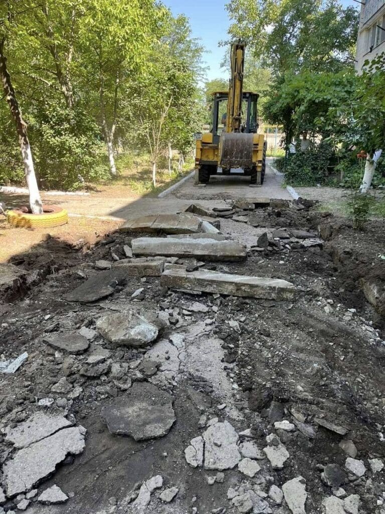 ремонтные работы дорог в городе Басарабяска 2024