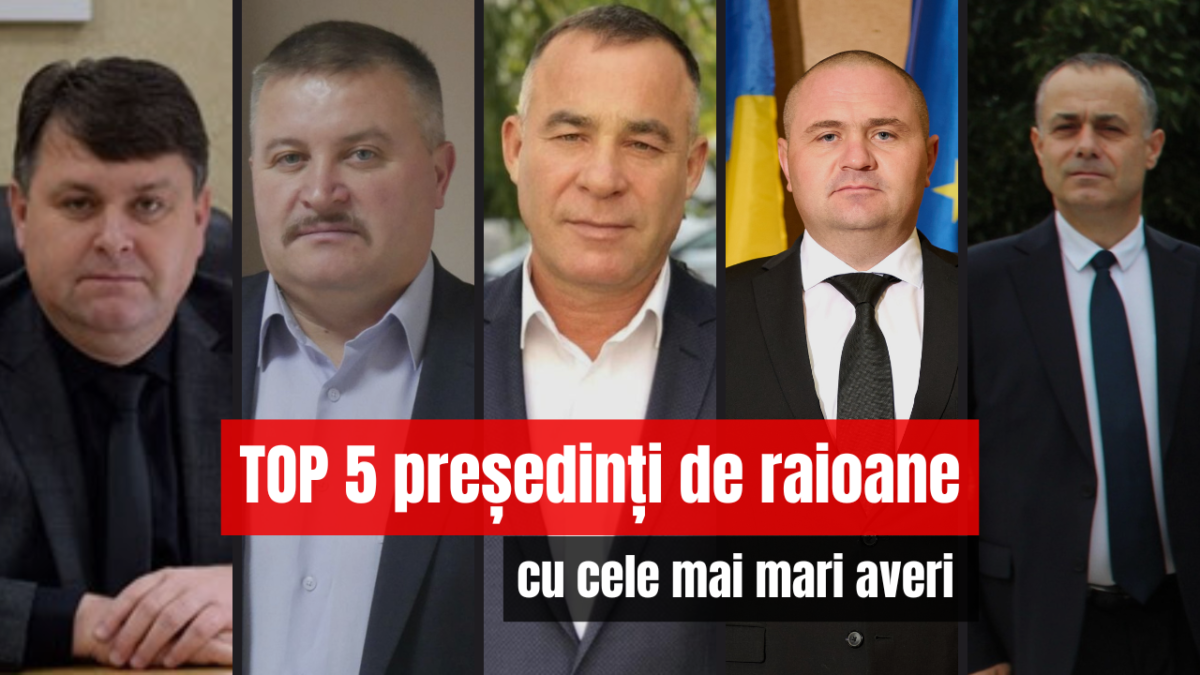 Cei mai bogați președinți de raioane
