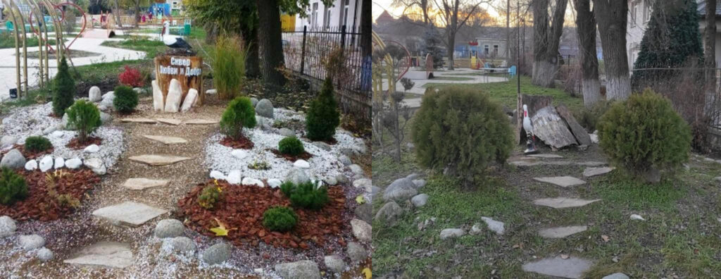 (ФОТО) Сквер «Любви и добра»: от уютной зоны отдыха к забвению