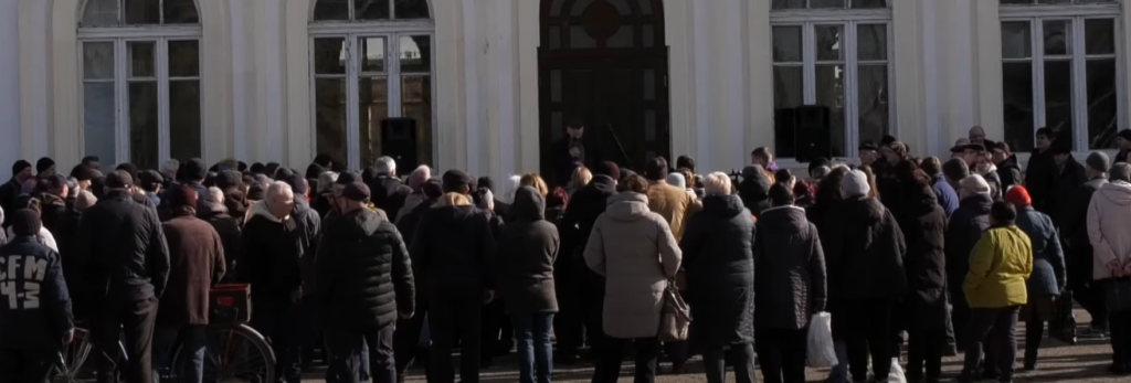 протест железнодорожники