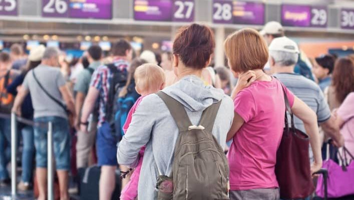очередь в аэропорту