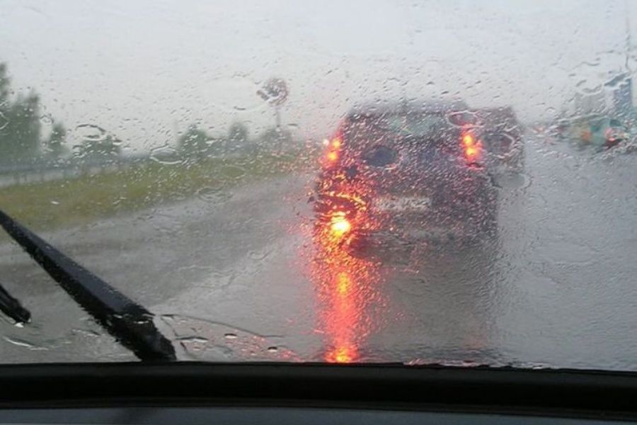 дождь с туманом