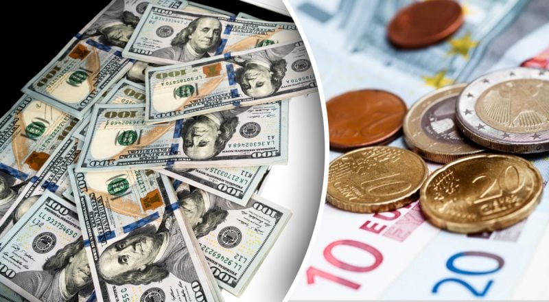 доллары и евро