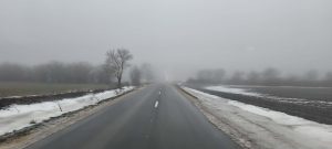 гололёд на трассе