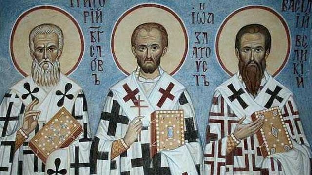 Vasile cel Mare, Grigorie Teologul și Ioan Gură de Aur