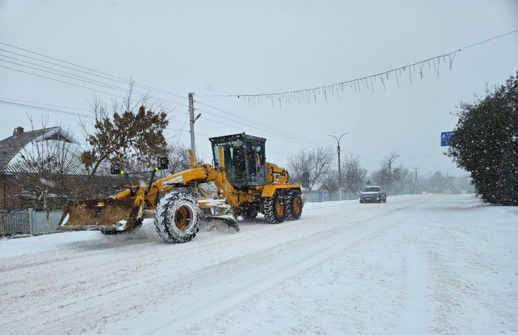снег в Басарабяске