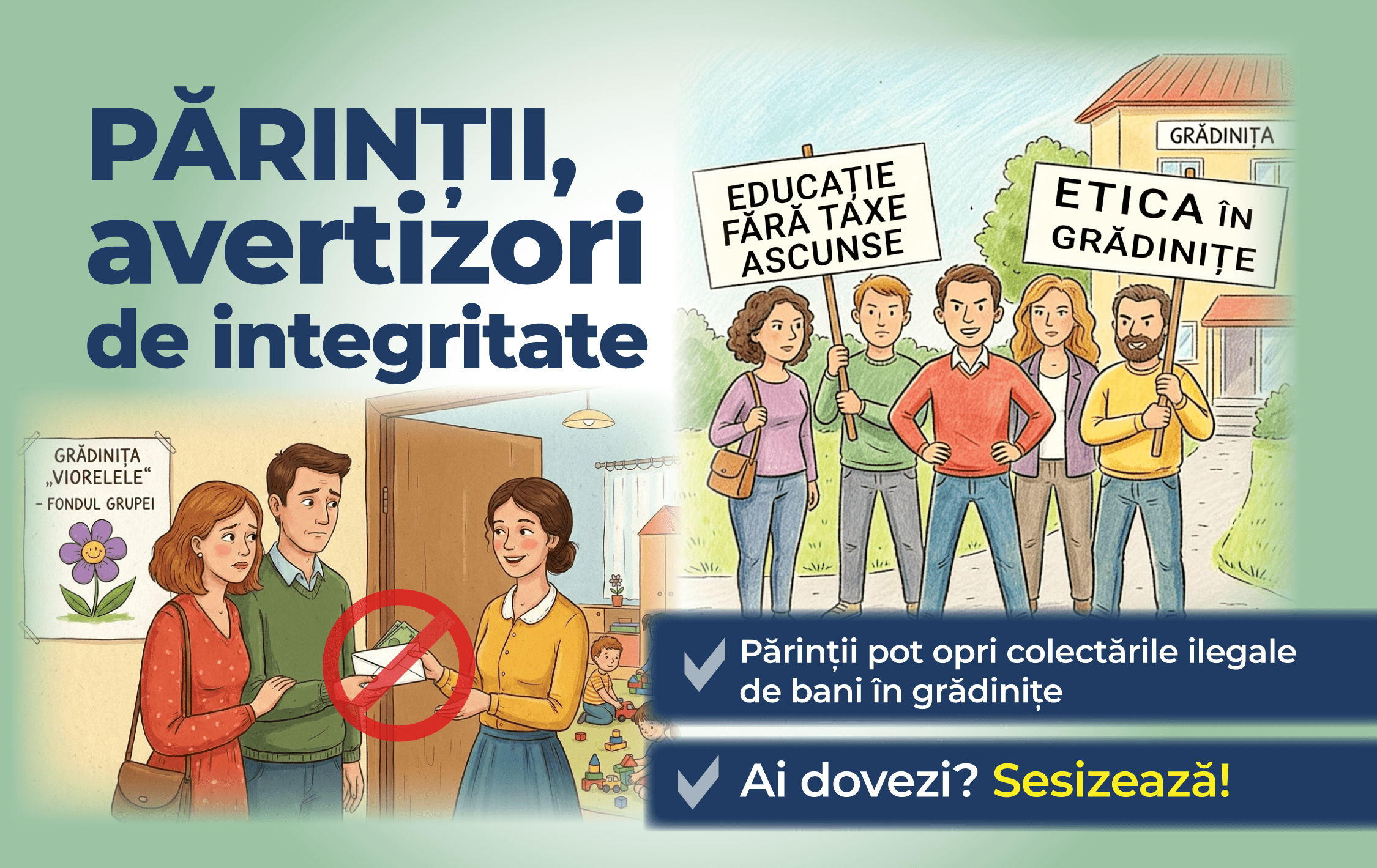 Părinții, avertizori de integritate