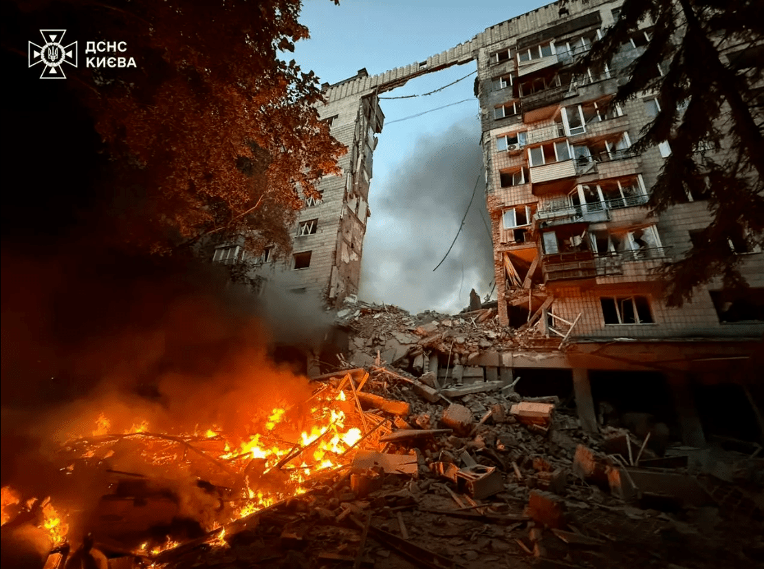 обстрел киева