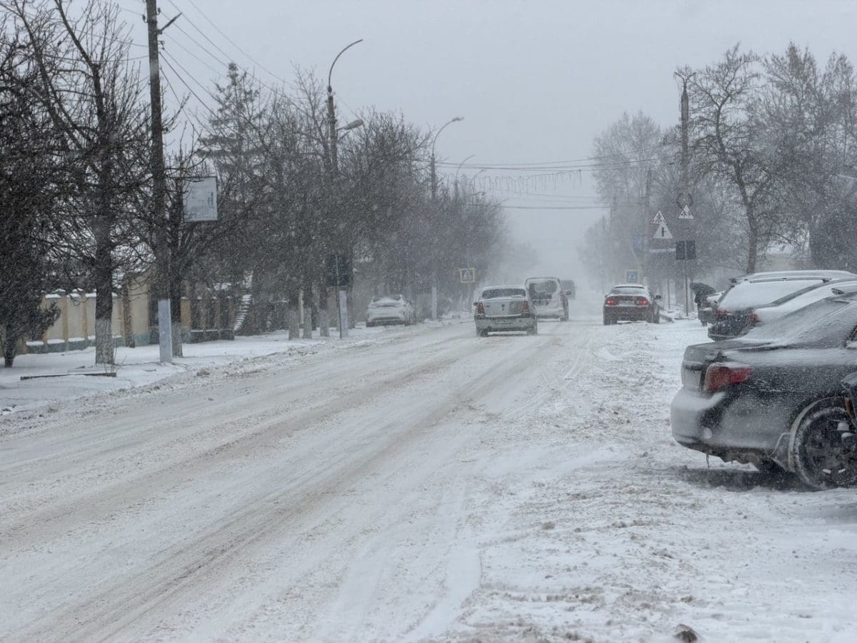 снегопад Басарабяска