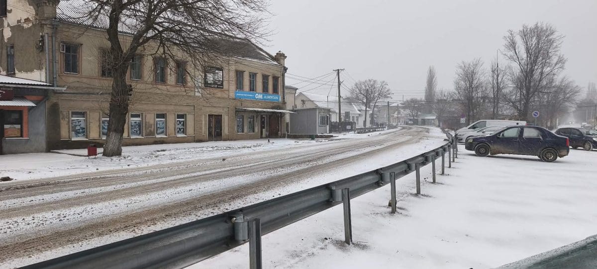 снегопад Басарабяска