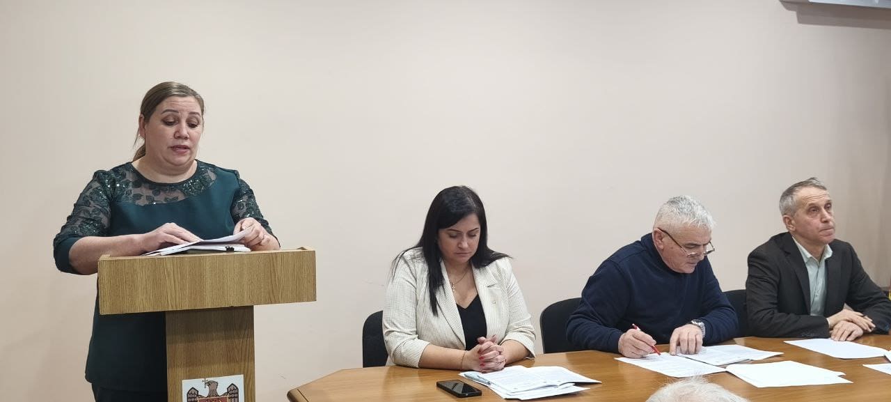 Валентина Стог - заседание райсовета