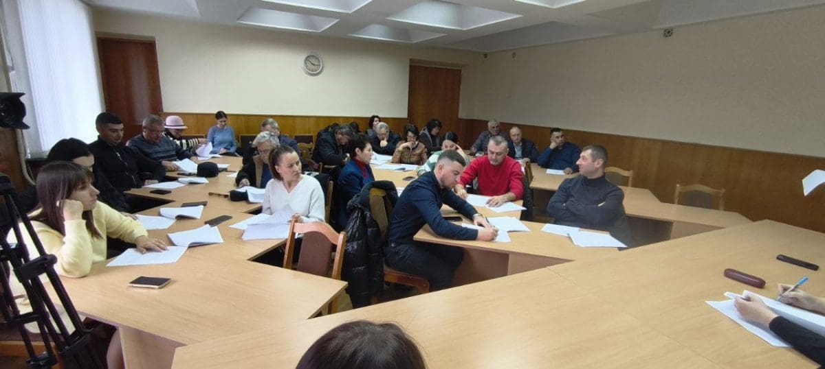 заседание горсовета Басарабяска