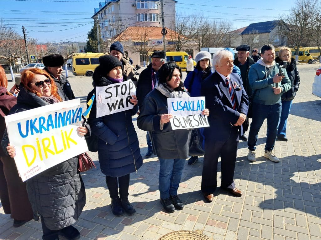 марш мира в Комрате