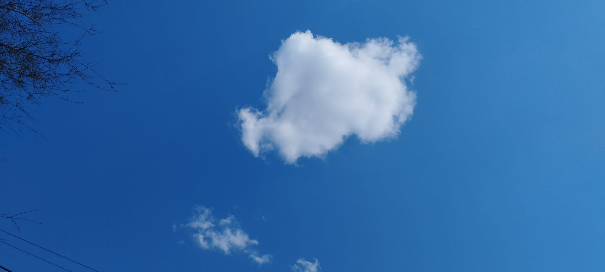 облако в небе